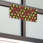 Muster von Blätter, farbenfrohe Blätter, Herbstblä Banner (Äußeres Gebäude)