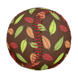 Muster von Blätter, farbenfrohe Blätter, Herbstblä Baseball