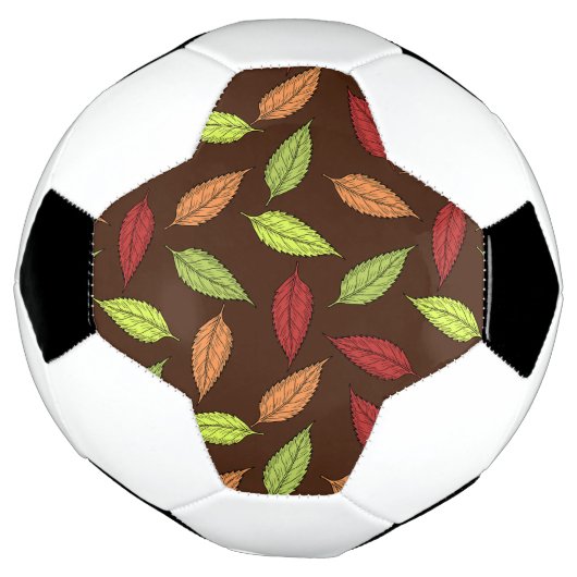 Muster von Blätter, farbenfrohe Blätter, Herbstblä Fußball (Gedreht)