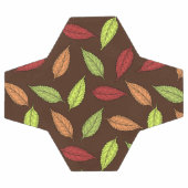 Muster von Blätter, farbenfrohe Blätter, Herbstblä Fußball (Flach)