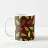 Muster von Blätter, farbenfrohe Blätter, Herbstblä Kaffeetasse (Links)
