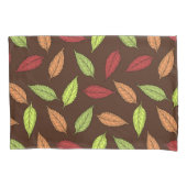 Muster von Blätter, farbenfrohe Blätter, Herbstblä Kissenbezug (Vorderseite)