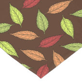 Muster von Blätter, farbenfrohe Blätter, Herbstblä Kurzer Tischläufer (Ecke)