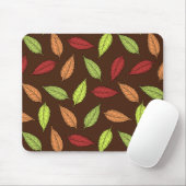 Muster von Blätter, farbenfrohe Blätter, Herbstblä Mousepad (Mit Mouse)