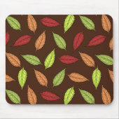 Muster von Blätter, farbenfrohe Blätter, Herbstblä Mousepad (Vorne)
