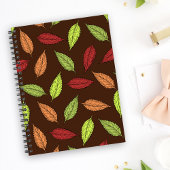 Muster von Blätter, farbenfrohe Blätter, Herbstblä Notizblock