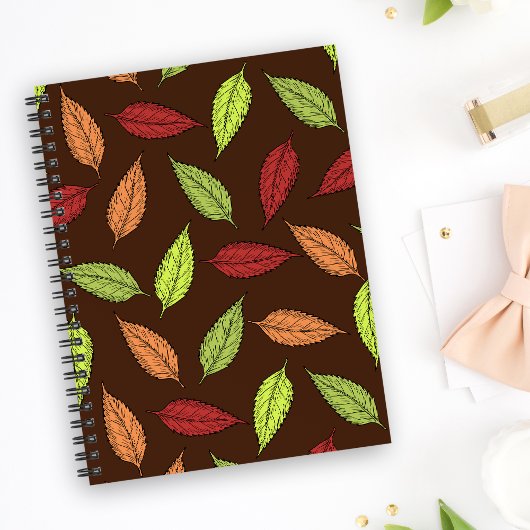 Muster von Blätter, farbenfrohe Blätter, Herbstblä Planer