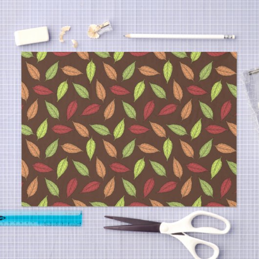 Muster von Blätter, farbenfrohe Blätter, Herbstblä Seidenpapier (Handwerk)