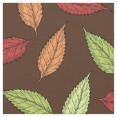 Muster von Blätter, farbenfrohe Blätter, Herbstblä Stoff (Nahaufnahme)