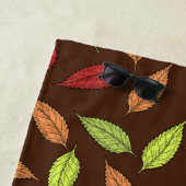 Muster von Blätter, farbenfrohe Blätter, Herbstblä Strandtuch (Beispiel)