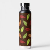 Muster von Blätter, farbenfrohe Blätter, Herbstblä Trinkflasche (Links)