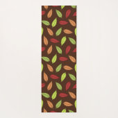 Muster von Blätter, farbenfrohe Blätter, Herbstblä Yogamatte (Rückseite)