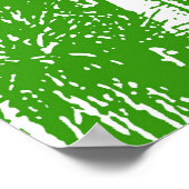 Muster von Blätter. Tropische Palmen Poster (Ecke)