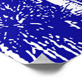 Muster von Blätter. Tropische Palmen Poster (Ecke)