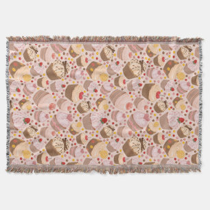 Muster von den feierlichen kleinen Kuchen Decke