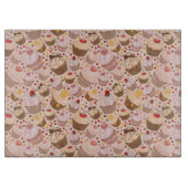 Muster von den feierlichen kleinen Kuchen Schneidebrett (Vorderseite)