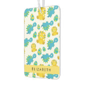 Muster von Dinosauriern, Niedliche Dinosaurier, Ih Autolufterfrischer (Links)