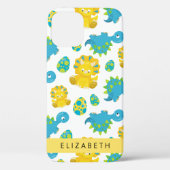 Muster von Dinosauriern, Niedliche Dinosaurier, Ih Case-Mate iPhone Hülle (Rückseite)