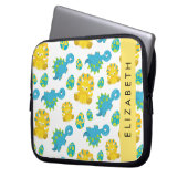 Muster von Dinosauriern, Niedliche Dinosaurier, Ih Laptopschutzhülle (Vorderseite Links)