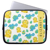 Muster von Dinosauriern, Niedliche Dinosaurier, Ih Laptopschutzhülle (Vorderseite)