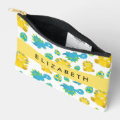 Muster von Dinosauriern, Niedliche Dinosaurier, Ih Zubehörtasche (Offen)