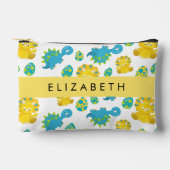 Muster von Dinosauriern, Niedliche Dinosaurier, Ih Zubehörtasche (Vorderseite)