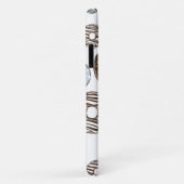 Muster von Donuts, blauen Donuts, braunen Donuts Case-Mate iPhone Hülle (Hinten/Rechts)