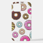 Muster von Donuts, farbenfrohe Donuts, Sprinklen iPhone Hülle (Rückseite)