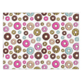Muster von Donuts, farbenfrohe Donuts, Sprinklen Tischdecke (Vorderseite (Horizontal))