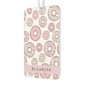 Muster von Donuts, rosa Donuts, Icing, Ihr Name Autolufterfrischer (Links)