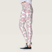Muster von Donuts, rosa Donuts, Sprinklen Leggings (Links)