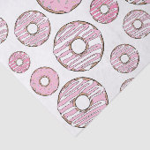 Muster von Donuts, rosa Donuts, Sprinklen Seidenpapier (Ausschnitt)