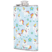 Muster von Einhörnern, Niedlichen Einhörnchen, Blu Flachmann (Links)