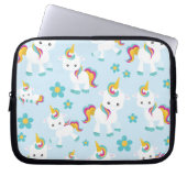 Muster von Einhörnern, Niedlichen Einhörnchen, Blu Laptopschutzhülle (Vorderseite)