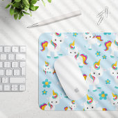 Muster von Einhörnern, Niedlichen Einhörnchen, Blu Mousepad
