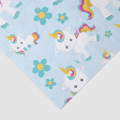 Muster von Einhörnern, Niedlichen Einhörnchen, Blu Seidenpapier (Ausschnitt)