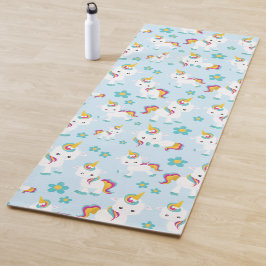 Muster von Einhörnern, Niedlichen Einhörnchen, Blu Yogamatte