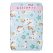 Muster von Einhörnern, Niedlichen Einhörnchen, Ihr Badematte (Vorderseite Vertikal)