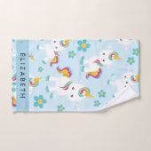 Muster von Einhörnern, Niedlichen Einhörnchen, Ihr Badhandtuch Set (Handtuch)