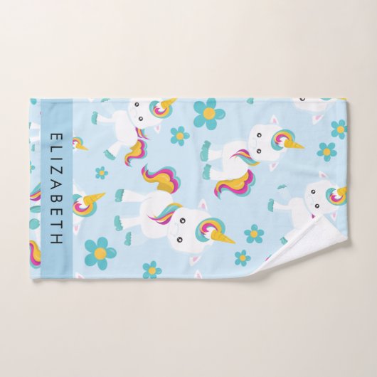 Muster von Einhörnern, Niedlichen Einhörnchen, Ihr Badhandtuch Set (Handtuch)