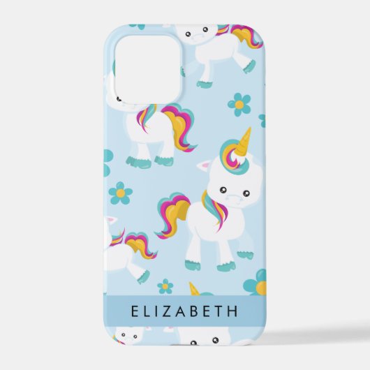 Muster von Einhörnern, Niedlichen Einhörnchen, Ihr iPhone Hülle (Rückseite)