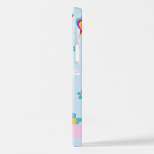 Muster von Einhörnern, Niedlichen Einhörnchen, Ihr iPhone Hülle (Linke Seite)