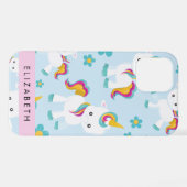 Muster von Einhörnern, Niedlichen Einhörnchen, Ihr iPhone Hülle (Rückseite (Horizontal))