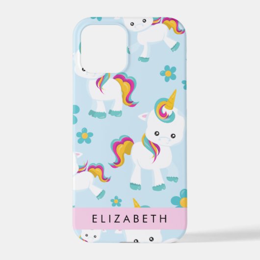 Muster von Einhörnern, Niedlichen Einhörnchen, Ihr iPhone Hülle (Rückseite)