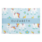 Muster von Einhörnern, Niedlichen Einhörnchen, Ihr Kissenbezug (Rückseite)