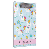 Muster von Einhörnern, Niedlichen Einhörnchen, Ihr Klemmbrett (Rechts)