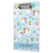 Muster von Einhörnern, Niedlichen Einhörnchen, Ihr Klemmbrett (Links)