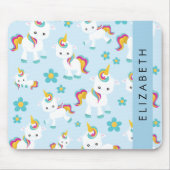 Muster von Einhörnern, Niedlichen Einhörnchen, Ihr Mousepad (Vorne)