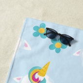 Muster von Einhörnern, Niedlichen Einhörnchen, Ihr Strandtuch (Beispiel)