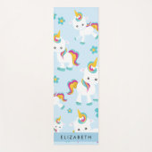 Muster von Einhörnern, Niedlichen Einhörnchen, Ihr Yogamatte (Vorderseite)